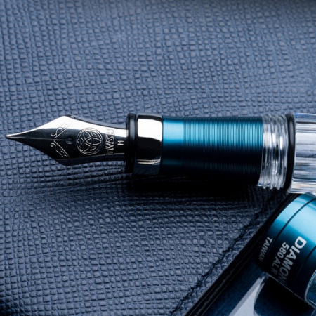 Ручка перьевая TWSBI DIAMOND 580 ALR, Prussian Blue/Сине-зеленый