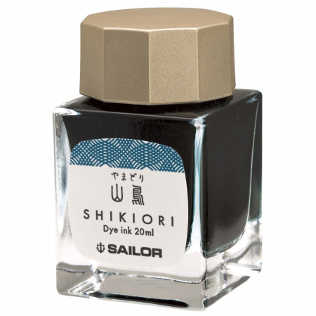 Набор SAILOR: перьевая ручка PRO GEAR, Aurora Borealis, RT 14K, + Чернила SHIKIORI, Yamadori