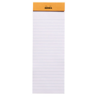 Блокнот RHODIA BASICS №8, 7,4х21 см, 80 г, Orange/Оранжевый