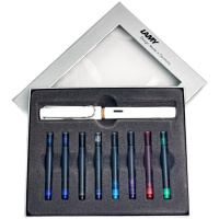 Набор LAMY SAFARI, White/Белый (перьевая ручка + картриджи)