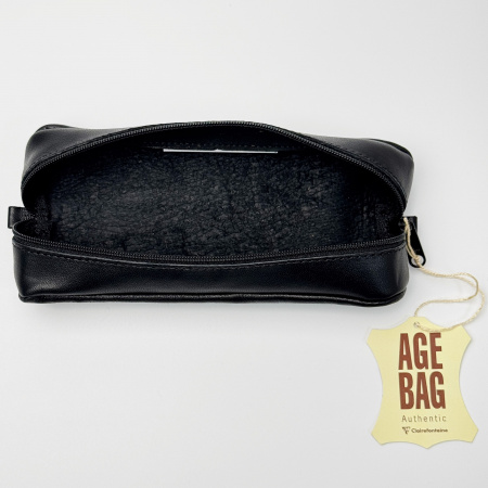 Пенал CLAIREFONTAINE AGE BAG PETITE OVALE, Noire/Черный