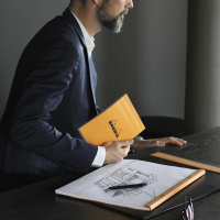 Блокнот RHODIA BASICS №38, A3+, 80 г, Orange/Оранжевый