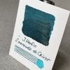 Чернила HERBIN PRESTIGE 1670, Emeraude de Chivor/Сине-зеленый с золотыми блестками
