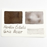 Акварельные чернила HERBIN ECLATS, Gris acier/Бежево-серый