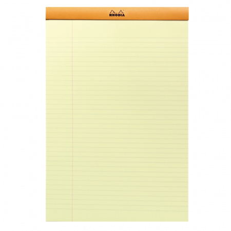 Блокнот RHODIA BASICS YELLOW №19, 21х31,8 см, 80 г, Orange/Оранжевый
