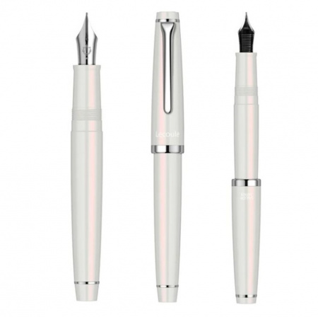 Ручка перьевая SAILOR LECOULE POWER STONE, RT steel nib, Pearl/Жемчуг