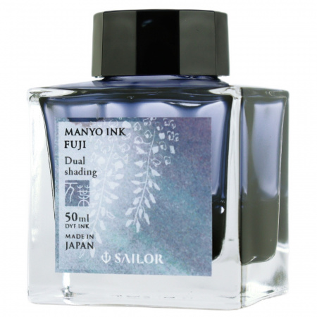 Набор SAILOR: перьевая ручка PRO GEAR SLIM MANYO II, Wisteria, RT 14K, + Чернила MANYO Fuji