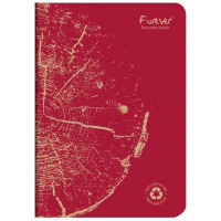 Тетрадь CLAIREFONTAINE FOREVER PREMIUM, A5, 90 г, Rouge brique/Красный, клетка
