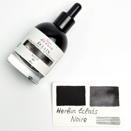 Акварельные чернила HERBIN ECLATS, Noir/Черный