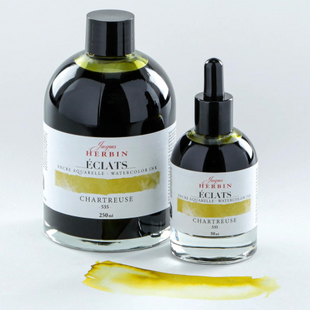 Акварельные чернила HERBIN ECLATS, Chartreuse/Зелено-желтый