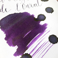 Чернила HERBIN PRESTIGE 1798, Amethyste de l'Oural/Фиолетовый с серебряными блестками
