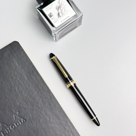Ручка перьевая SAILOR 1911 PROFIT CASUAL, Gold IP steel nib, Black/Черный
