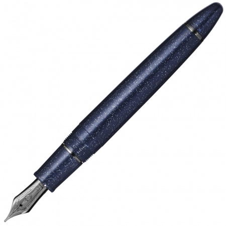 Ручка перьевая SAILOR 1911L RINGLESS GALAXY, IP 21K black, Pleiades/Синий