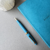 Ручка перьевая SAILOR SHIKIORI KUSA ASOBI, Gold IP still nib, Sasabune/Бирюзовый