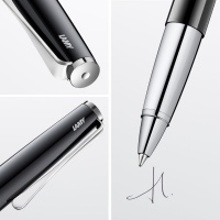 Чернильный роллер LAMY STUDIO, Piano black/Черный лак