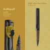 Ручка перьевая LAMY SAFARI HARRY POTTER, Hufflepuff/Черный с золотым