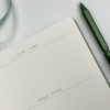 Записная книжка RHODIARAMA GOALBOOK CREATION в твердой обложке, А5, без линовки, 200 г, Celadon/Бледно-зеленый
