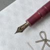 Набор SAILOR: перьевая ручка PRO GEAR SLIM JAPANESE SWEETS, Nerikiri/Темно-розовый, GT 14K, + Чернила SHIKIORI, Okuyama