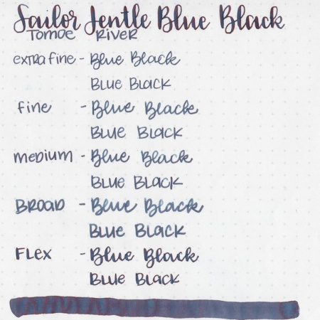 Картриджи для перьевой ручки SAILOR, Blue-Black/Сине-черный