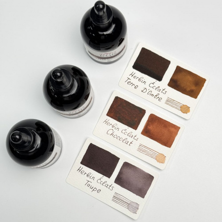 Акварельные чернила HERBIN ECLATS, Terre d`ombre/Коричневый