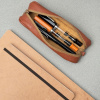 Пенал CLAIREFONTAINE AGE BAG PETITE OVALE, Marron/Коричневый