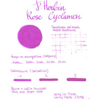 Картриджи для перьевой ручки HERBIN, Rose cyclamen/Фуксия