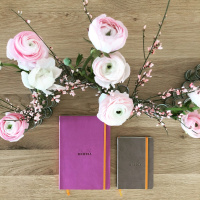 Записная книжка RHODIARAMA в мягкой обложке, A5, 90 г, Lilac/Сиреневый