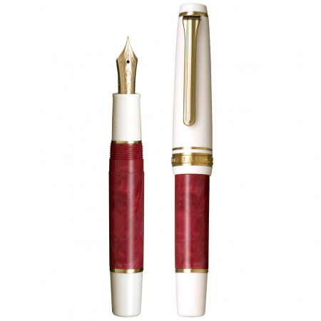 Ручка перьевая SAILOR PRO GEAR SLIM MINI RECONTRE, Gold IP 14K, Bordeaux fonce/Малиново-бордовый