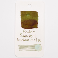 Чернила SAILOR SHIKIORI, Tokiwa-matsu/Коричнево-зеленый