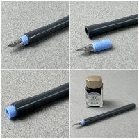 Перьевая ручка-макалка SAILOR HOCORO, Steel nib, Gray/Серый
