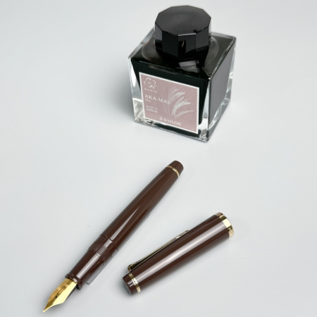 Ручка перьевая SAILOR LECOULE, IP steel nib black, Pale brown/Темно-коричневый