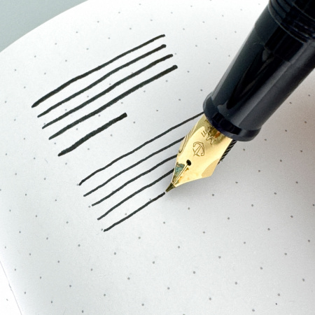 Ручка перьевая SAILOR FUDE DE MANNEN, GT сalligraphy steel nib 40°, Navy/Синий