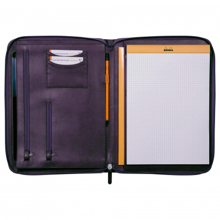 Rhodia папка RHODIARAMA на молнии, А4, Aubergine/Фиолетовый