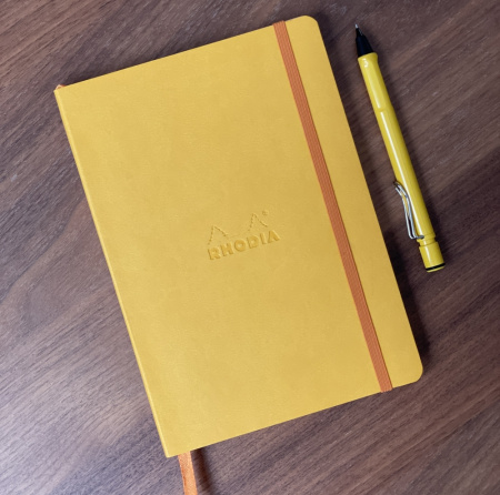 Записная книжка RHODIARAMA в мягкой обложке, A5, 90 г, Daffodil/Желтый