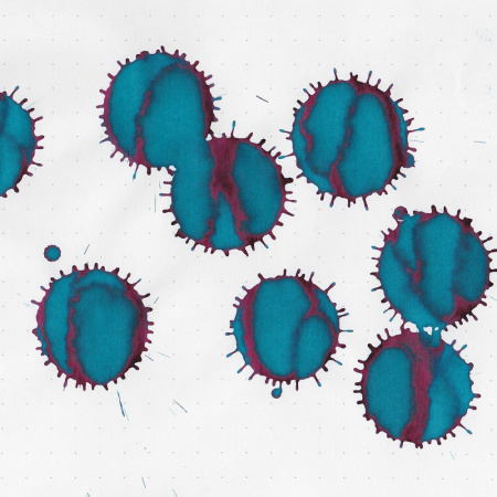 Чернила в банке SAILOR MANYO, Yomogi/Темно-бирюзовый