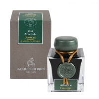 Чернила HERBIN PRESTIGE 350, Vert Atlantide/Зеленый с серебряными и золотыми блестками