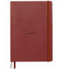 Записная книжка RHODIARAMA GOALBOOK CREATION в твердой обложке, A5, без линовки, 200 г, Nacarat, Коричнево-красный