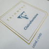 Блокнот для заметок и писем Clairefontaine Triomphe, A5, 90 г, White/Белый