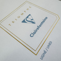 Блокнот для заметок и писем Clairefontaine Triomphe, A5, 90 г, White/Белый