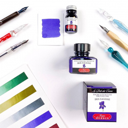 Чернила HERBIN, Iris Sagesse/Сине-фиолетовый