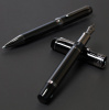 Ручка перьевая SAILOR CYLINT STAINLESS, Black IP 21K, Black/Черный