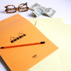 Блокнот RHODIA BASICS YELLOW №16, A5, 80 г, Orange/Оранжевый