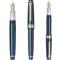 Ручка перьевая SAILOR PRO GEAR SLIM SHIKIORI SANSUI, Gold IP 14K, Komakusa/Темно-зеленый