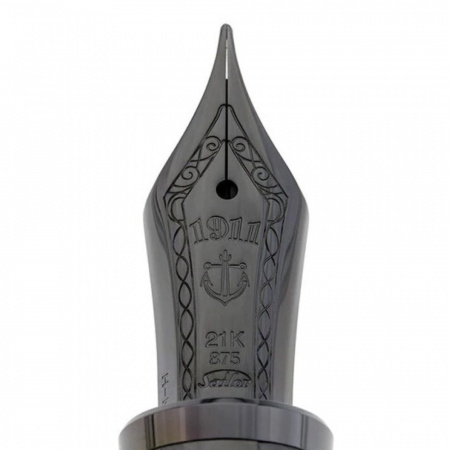 Ручка перьевая SAILOR 1911L RINGLESS, IP 21K black, Blackout/Черный
