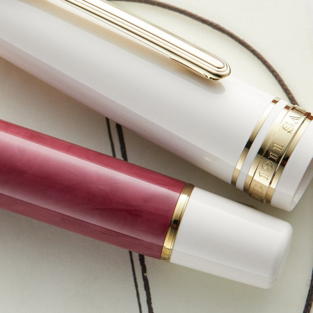Ручка перьевая SAILOR PRO GEAR SLIM MINI RECONTRE, Gold IP 14K, Bordeaux fonce/Малиново-бордовый