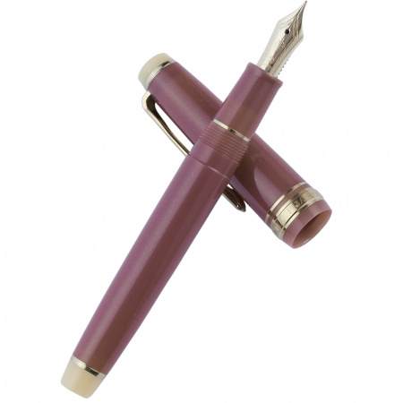 Набор SAILOR: перьевая ручка PRO GEAR SLIM JAPANESE SWEETS, Nerikiri/Темно-розовый, GT 14K, + Чернила SHIKIORI, Okuyama