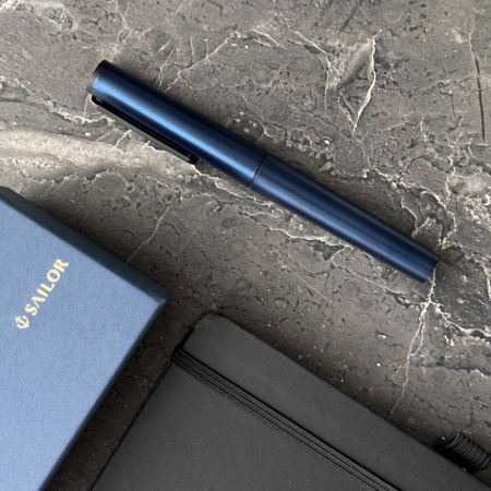 Ручка перьевая SAILOR TUZU FORGE, Steel nib, Metallic Blue/Синий