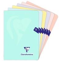 Тетрадь CLAIREFONTAINE MIMESYS PASTEL, A5, 90 г, Corail/Корраловый