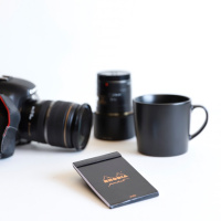 Карманный блокнот RHODIA CLASSIC POCKET, 7,5х12 см, 80 г, Black/Черный