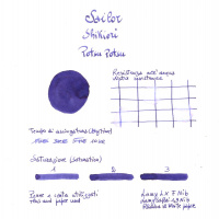 Чернила SAILOR SHIKIORI, THE SOUND OF RAIN, Potsu-potsu/Сине-фиолетовый